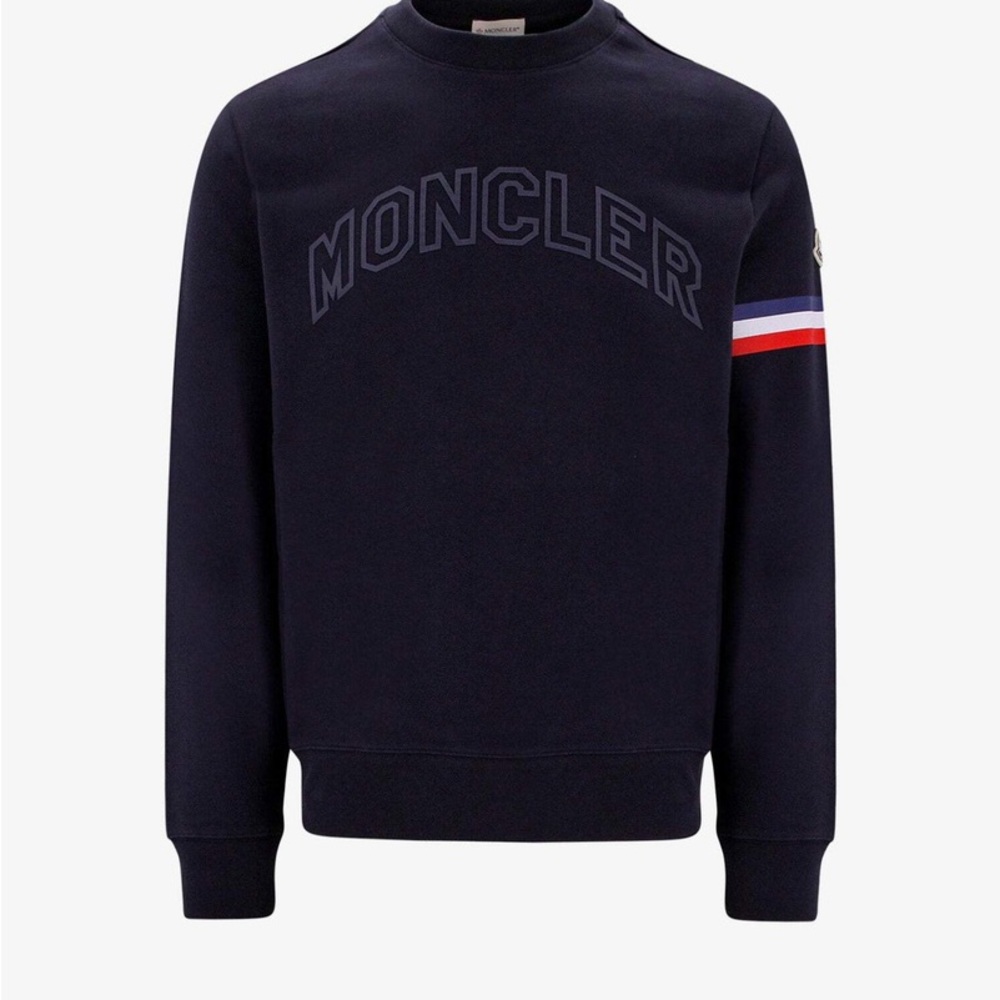 Moncler Men's Dark Blue Crewneck Sweater